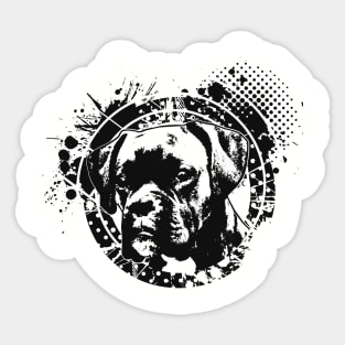 Boxer dog Sticker